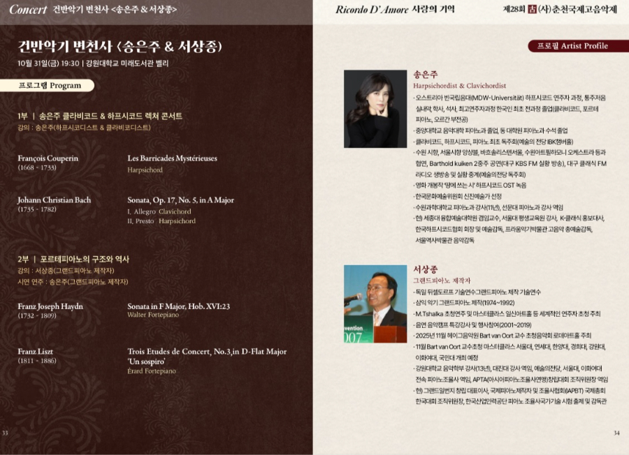 건반악기 변천사 